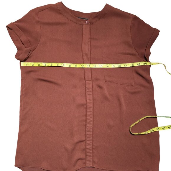 Vera‎ Bradley Quarter Button Down Rust Color Size L - Picture 5 of 6